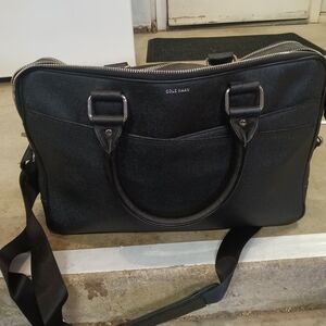 Cole Haan Black Leather Briefcase